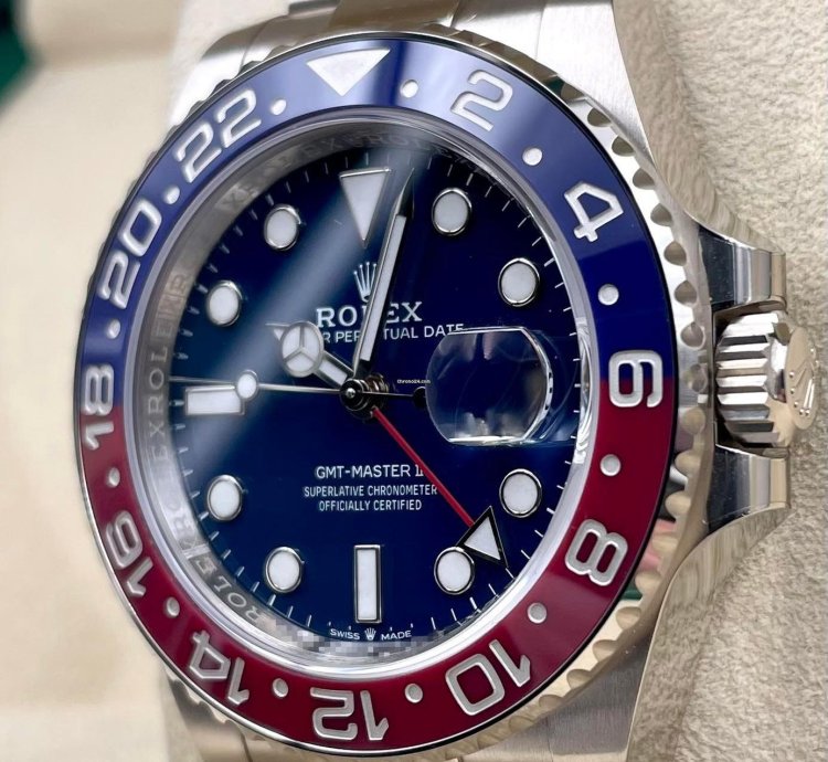 Rolex Gmt-master Ii 126719blro White Gold Pepsi Blue Dial Unworn 2024