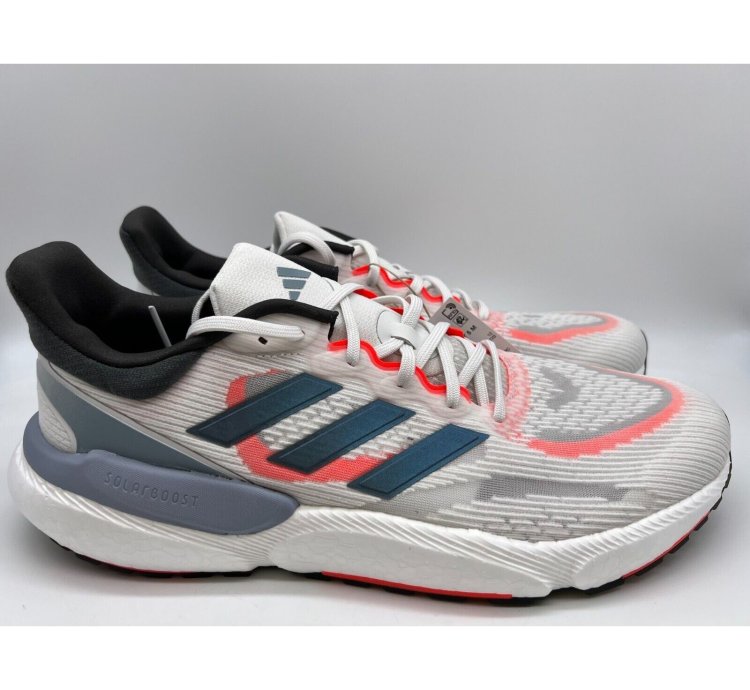 Adidas Solar Boost 5 Crystal White Running Men Size 12 5