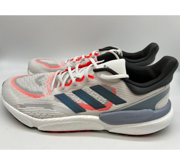 Adidas Solar Boost 5 Crystal White Running Men Size 12 5