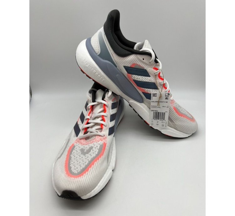 Adidas Solar Boost 5 Crystal White Running Men Size 12 5