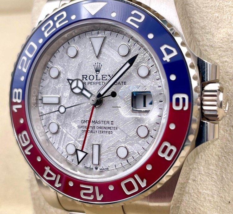 Rolex Gmt-master Ii 126719blro White Gold Pepsi Meteorite Dial Unworn 2024