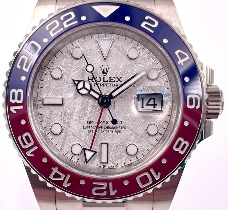 Rolex Gmt-master Ii 126719blro White Gold Pepsi Meteorite Dial Unworn 2024