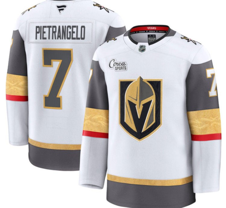 Alex Pietrangelo Jersey 7 Vegas Golden Knights Premium Stitched White