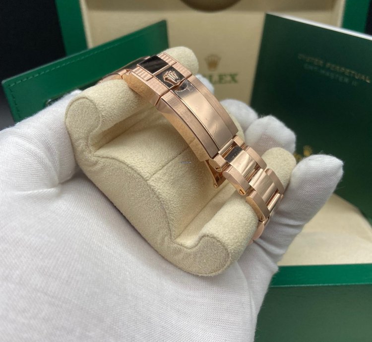 Rolex Gmt-master Ii 18k Rose Gold Rootbeer 126715chnr