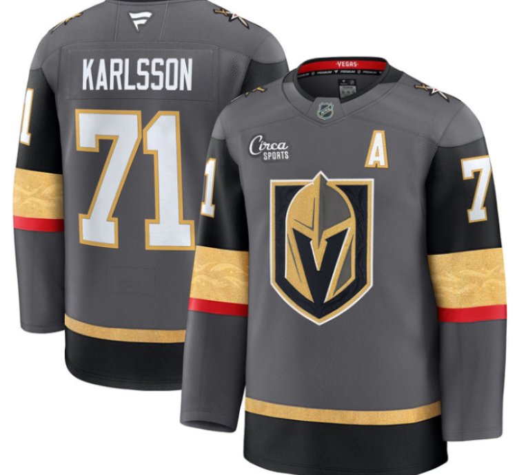 William Karlsson Jersey 71 Vegas Golden Knights Premium Stitched Gray