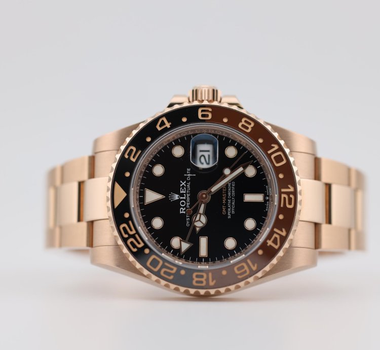 Rolex Gmt-master Ii 2021 Gmt Master Ii Rootbeer Rose Gold 126715chnr