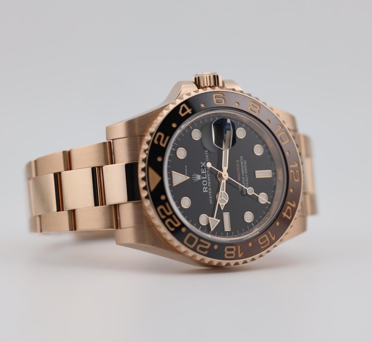 Rolex Gmt-master Ii 2021 Gmt Master Ii Rootbeer Rose Gold 126715chnr