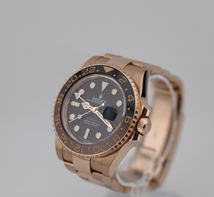 Rolex Gmt-master Ii 2021 Gmt Master Ii Rootbeer Rose Gold 126715chnr