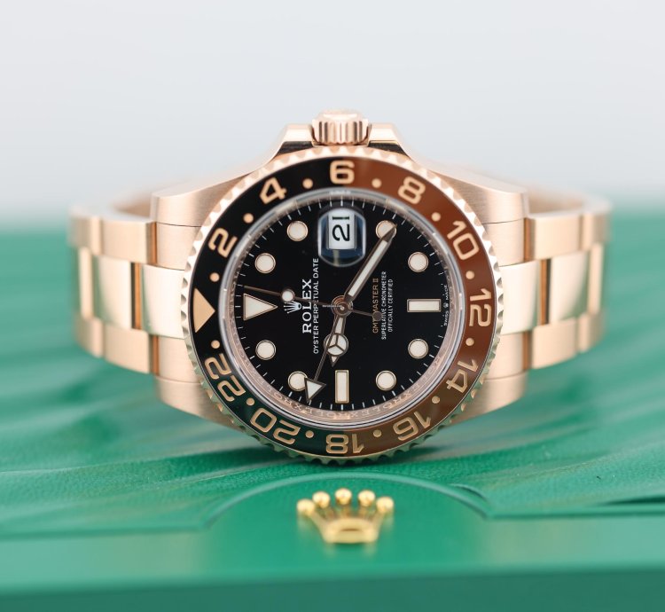 Rolex Gmt-master Ii 2021 Gmt Master Ii Rootbeer Rose Gold 126715chnr