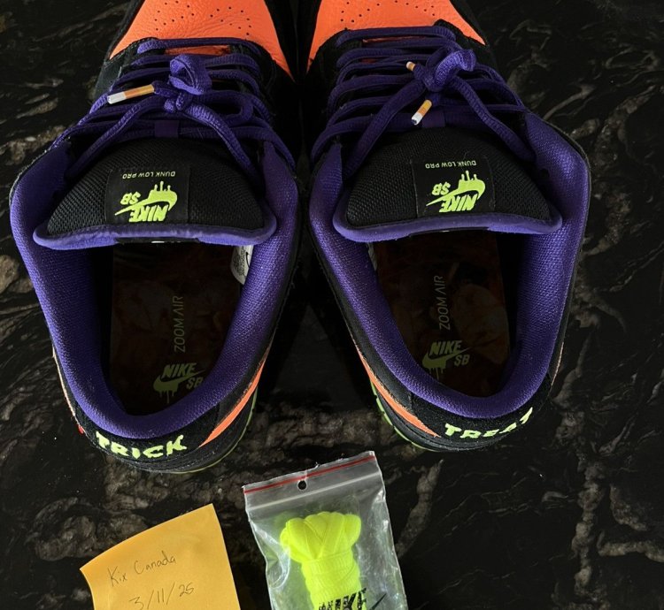 Nike Sb Dunk Low Night Of Mischief Halloween