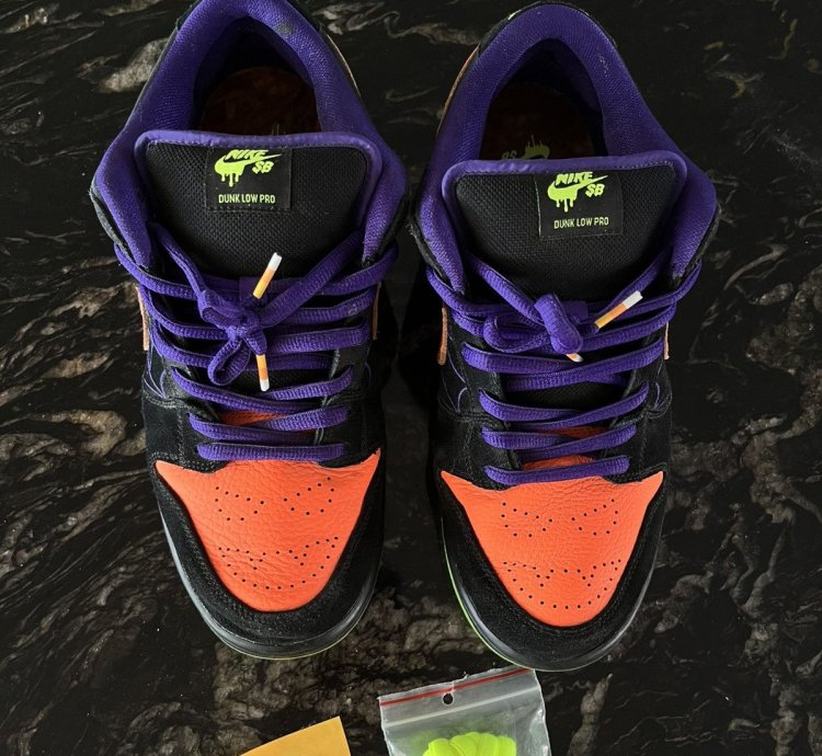 Nike Sb Dunk Low Night Of Mischief Halloween