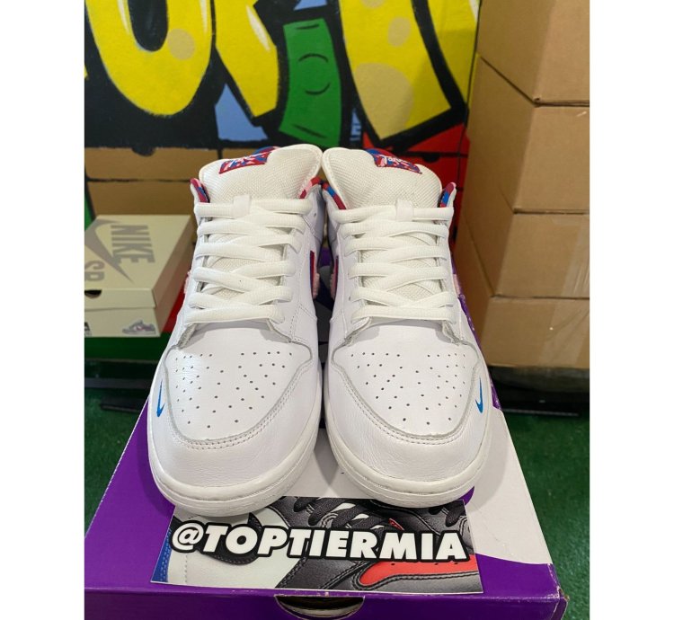 Nike Sb Dunk Low Parra 2019 Sz 10 5