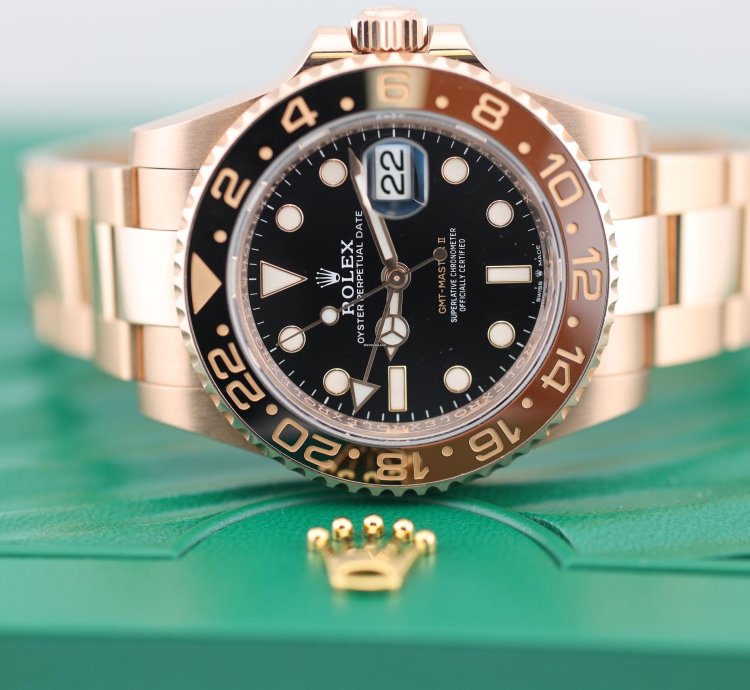 Rolex Gmt-master Ii 2022 Gmt Master Ii Rootbeer Rose Gold 126715chnr