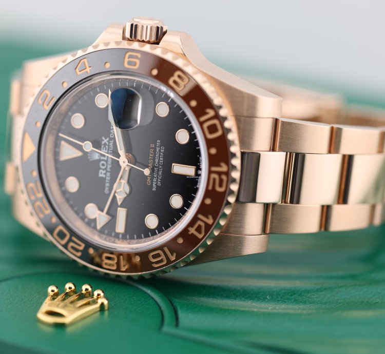 Rolex Gmt-master Ii 2022 Gmt Master Ii Rootbeer Rose Gold 126715chnr