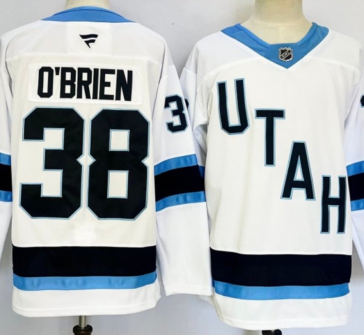 Utah Hockey Club 38 Liam Obrien Jersey Stitched White