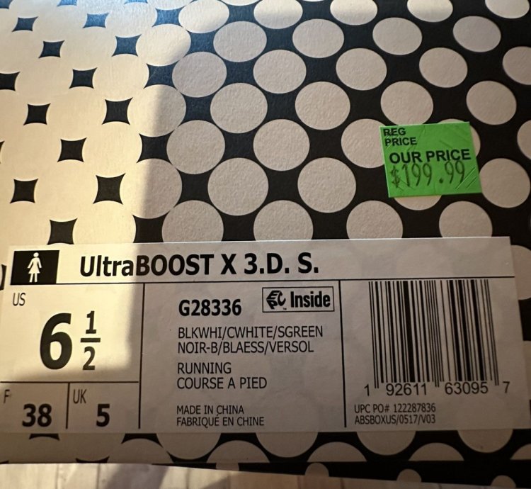 Adidas Stella Mccartney Ultra Boost 6 5 Black G28336