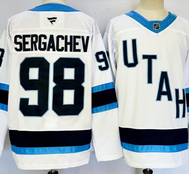 Utah Hockey Club 98 Mikhail Sergachev Jersey Stitched