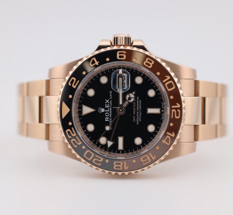 Rolex Gmt-master Ii 2023 Gmt Master Ii Rootbeer Rose Gold 126715chnr