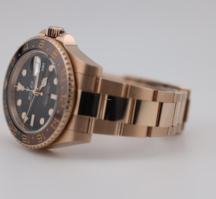 Rolex Gmt-master Ii 2023 Gmt Master Ii Rootbeer Rose Gold 126715chnr