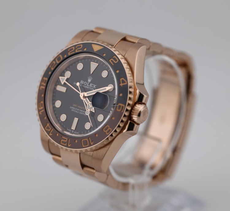 Rolex Gmt-master Ii 2023 Gmt Master Ii Rootbeer Rose Gold 126715chnr