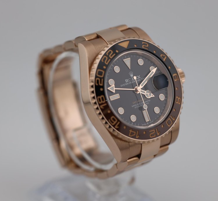 Rolex Gmt-master Ii 2023 Gmt Master Ii Rootbeer Rose Gold 126715chnr