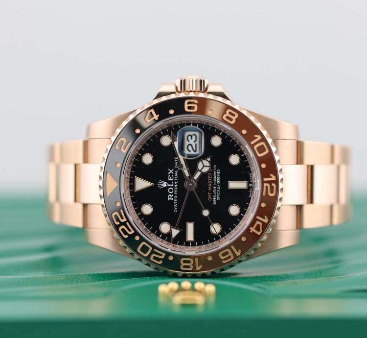 Rolex Gmt-master Ii 2023 Gmt Master Ii Rootbeer Rose Gold 126715chnr