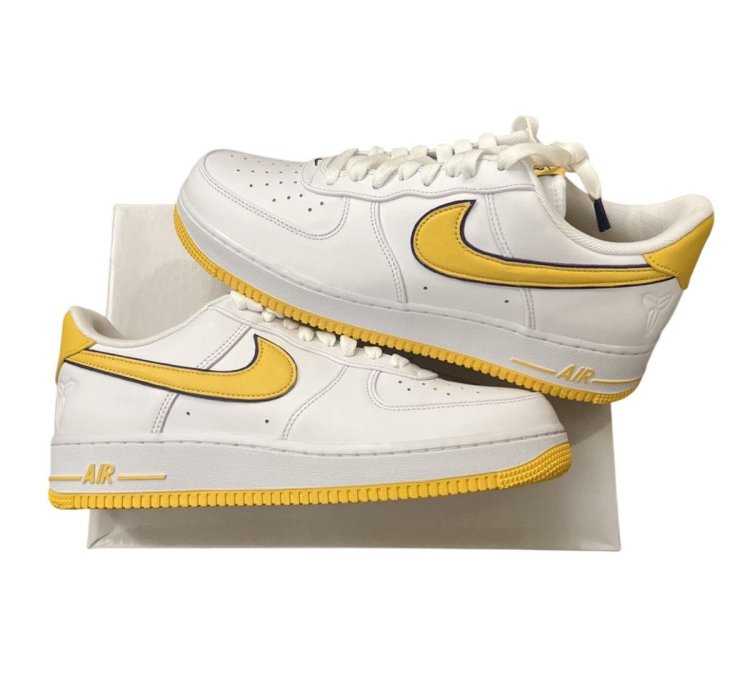Kobe Air Force 1 Qs Lakers Sz 11 5