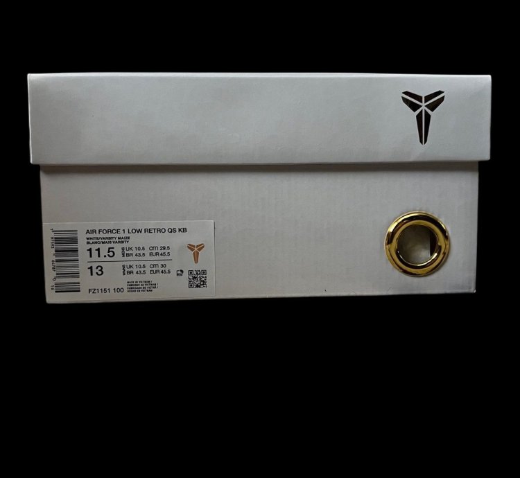 Kobe Air Force 1 Qs Lakers Sz 11 5