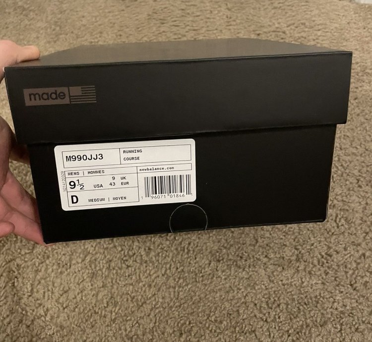 New Balance 990v3 Jjjjound Brown Black M990jj3