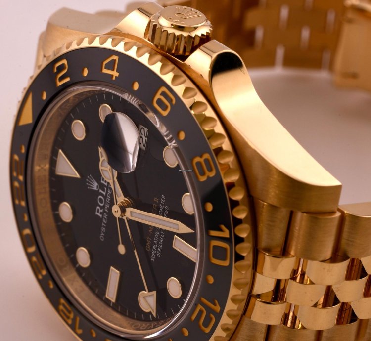 Rolex Gmt-master Ii 2023 Gmt-master Ii Yellow Gold Zombie Unworn 126718grnr Unworn