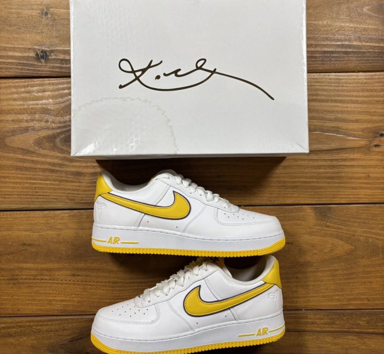 Kobe Bryant Air Force 1 Low Retro Qs Lakers Home