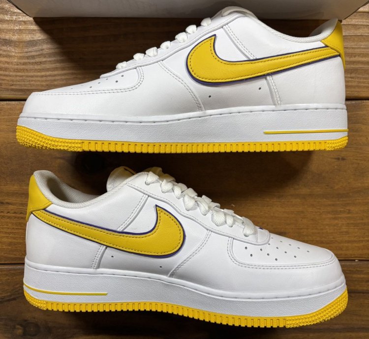 Kobe Bryant Air Force 1 Low Retro Qs Lakers Home