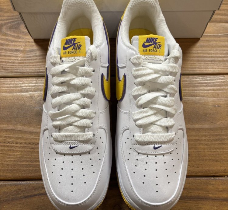 Kobe Bryant Air Force 1 Low Retro Qs Lakers Home