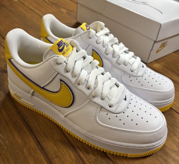 Kobe Bryant Air Force 1 Low Retro Qs Lakers Home