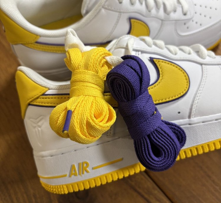 Kobe Bryant Air Force 1 Low Retro Qs Lakers Home