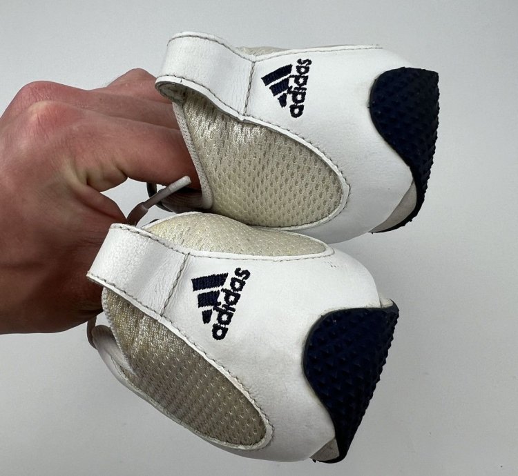 Adidas Taekwondo Martial Arts Dance Trainers Low White Navy
