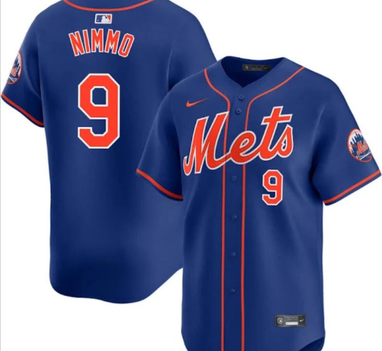 New York Mets 9 Brandon Nimmo Jersey Stitched Blue