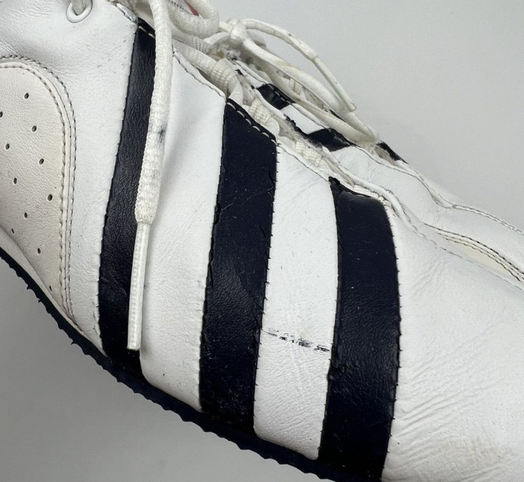 Adidas Taekwondo Martial Arts Dance Trainers Low White Navy
