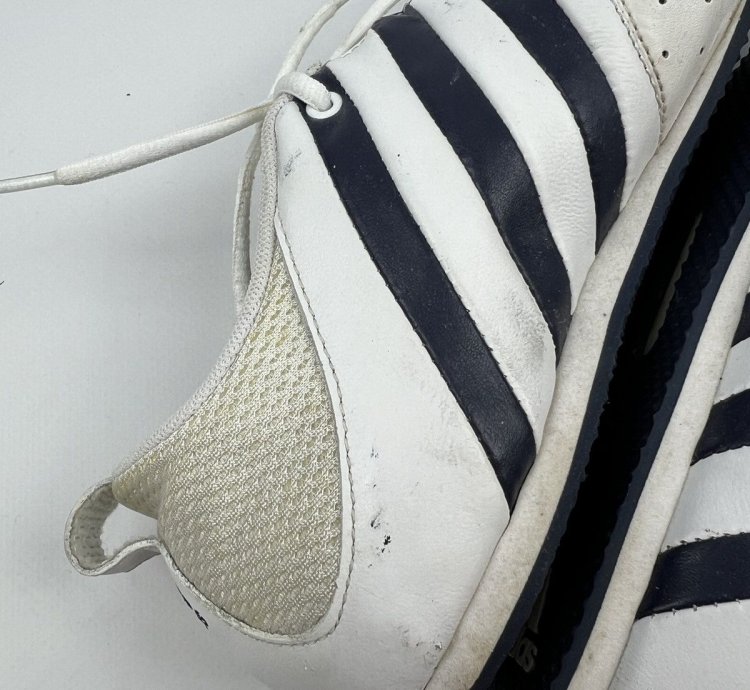 Adidas Taekwondo Martial Arts Dance Trainers Low White Navy