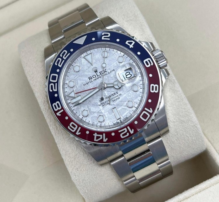 Rolex Gmt-master Ii 2023 Rolex Gmt Master Ii Pepsi Meteorite Unworn Box Papers 116719blro