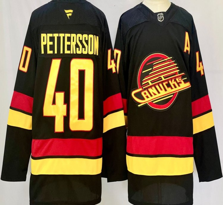Vancouver Canucks 40 Elias Pettersson Jersey Stitched