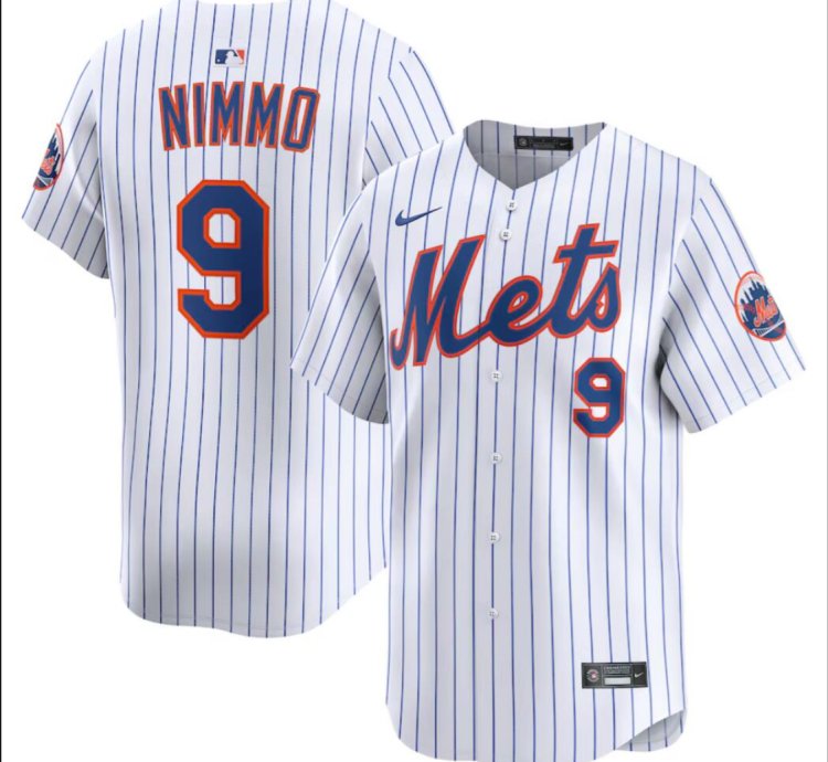 New York Mets 9 Brandon Nimmo Jersey Stitched White Alternate