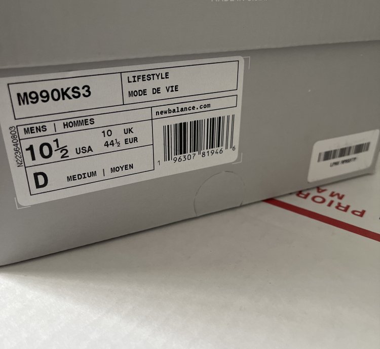 New Balance 990v3 Miusa Kith Steel Blue