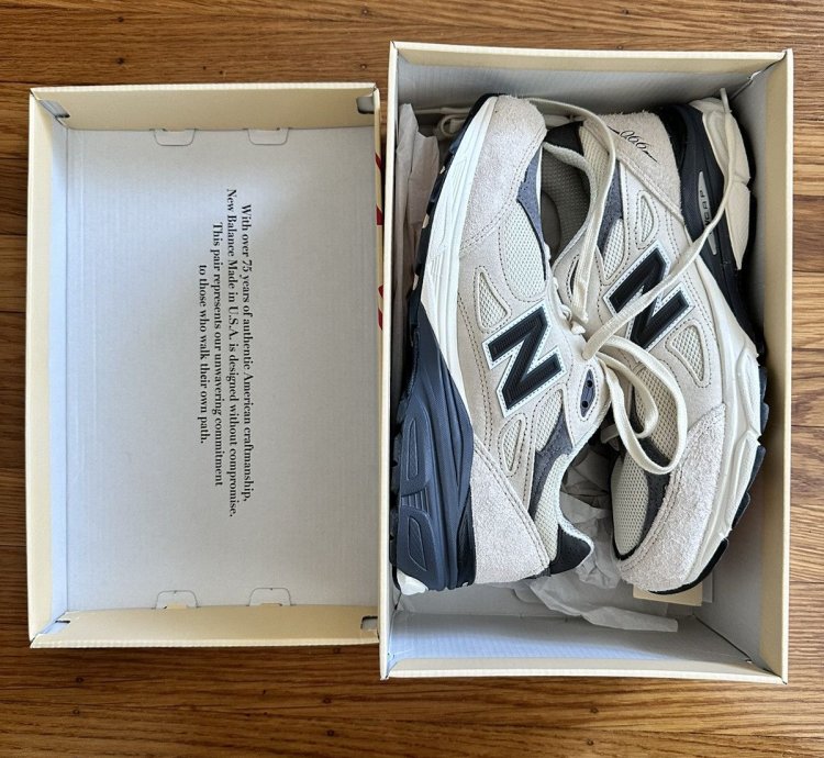 New Balance 990v3 Miusa Teddy Santis Moonbeam New With Box