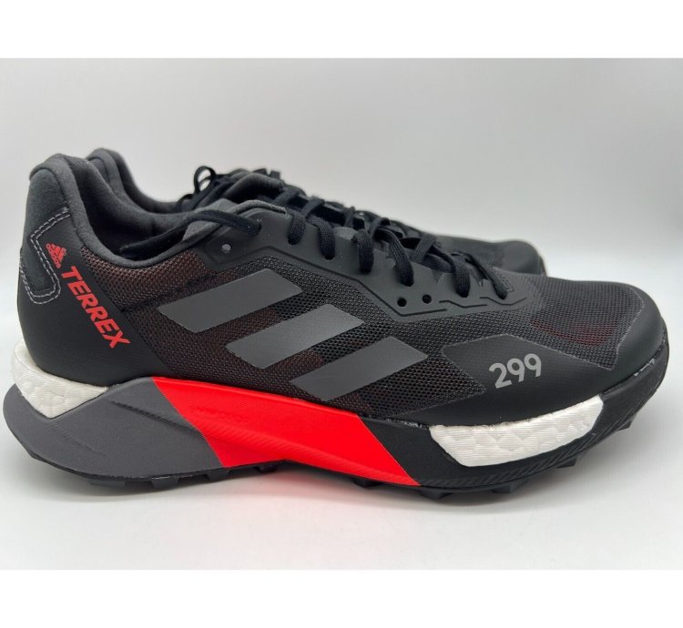 Adidas Terrex Agravic Ultra Trail Mens Black Fy7628 Size 7