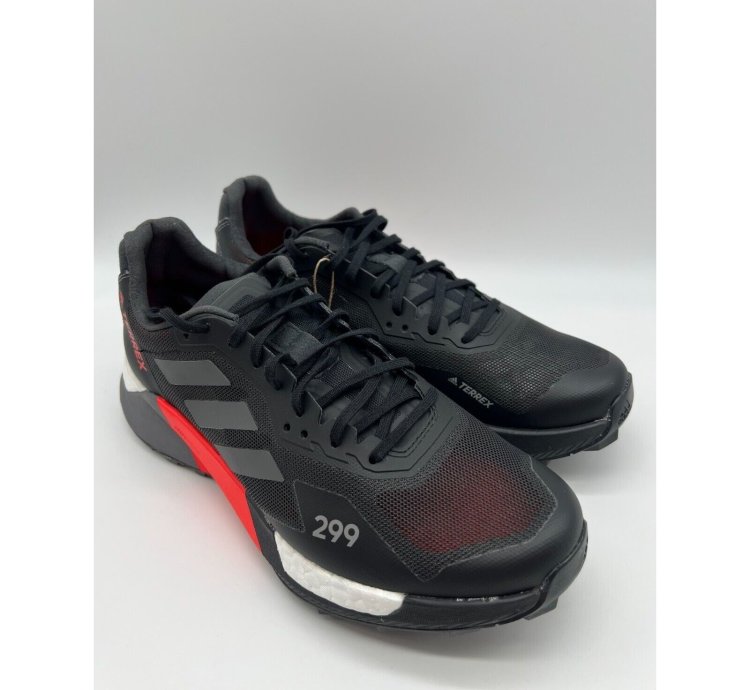 Adidas Terrex Agravic Ultra Trail Mens Black Fy7628 Size 7
