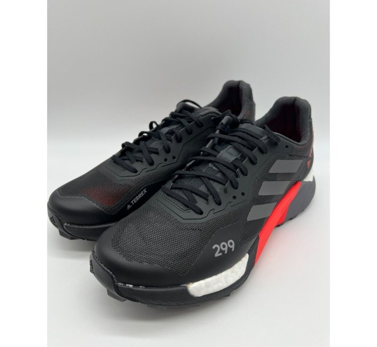 Adidas Terrex Agravic Ultra Trail Mens Black Fy7628 Size 7