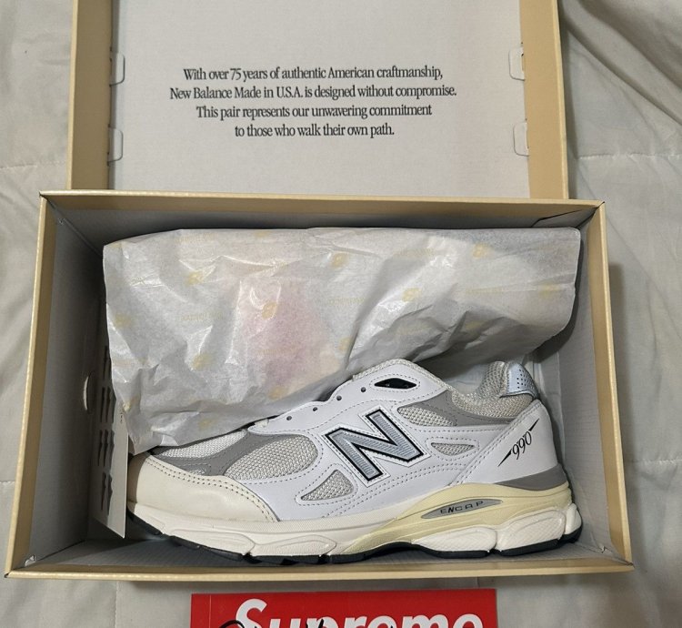 New Balance 990v3 Miusa Teddy Santis Sea Salt - Sz 8us - Ds