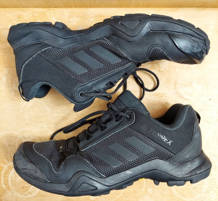 Adidas Terrex Ax3 Men Us 8 Core Black Carbon Hiking Shoes
