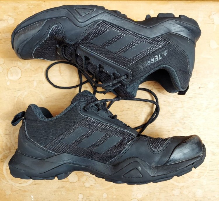 Adidas Terrex Ax3 Men Us 8 Core Black Carbon Hiking Shoes